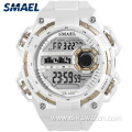 SMAE Luxury Brand Men Digital Wristwatches LED Display